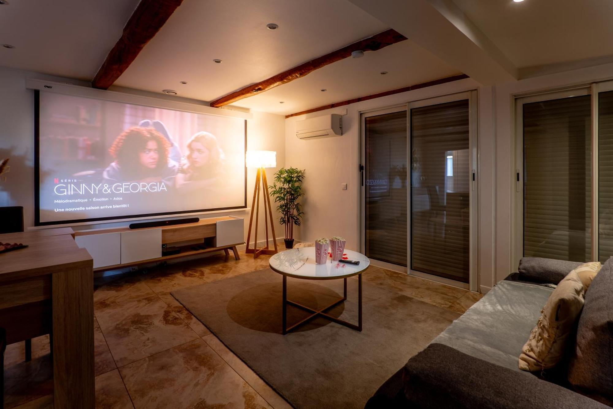 Piscine-Jacuzzi-Videoprojecteur-Clim La Perle Rare Villa Mougins Ngoại thất bức ảnh